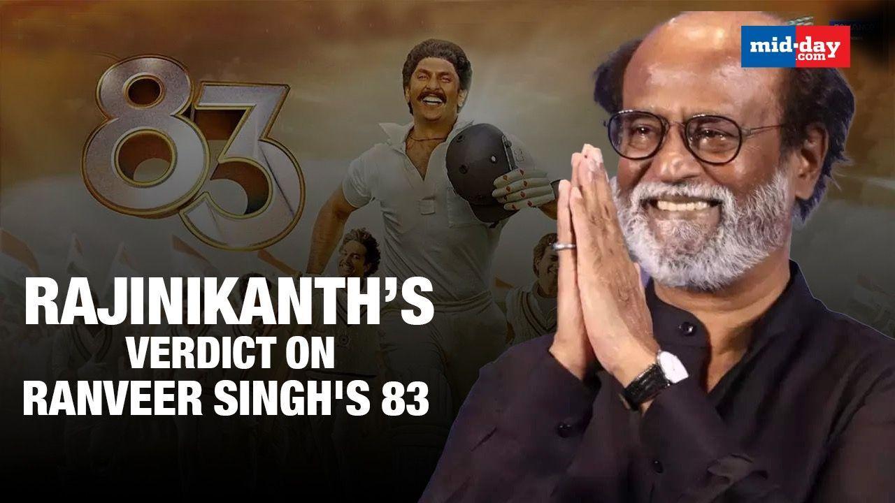 Rajinikanth Gives His Verdict On Ranveer Singh's 83, Calls It 'Magnificent'